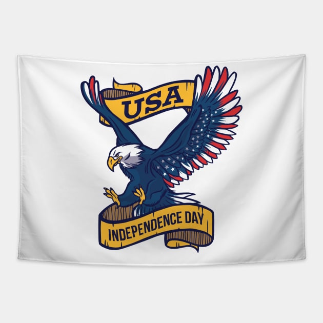 indenpendence day Eagle Tapestry by 2P-Design