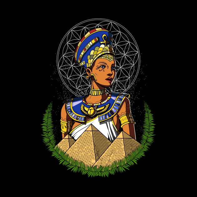 Egyptian Queen Nefertiti by underheaven