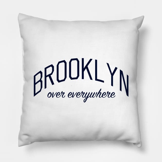 Brooklyn Over Everywhere Pillow by bickspics