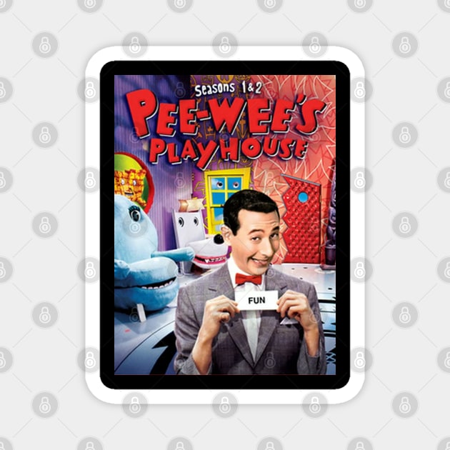 Pee Wee's Playhouse Fun Magnet by Nickoliver