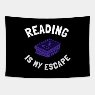 reading is my escape Tapestry
