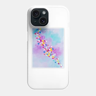 Modern PastelAbstract Painting, Colorful Contemporary Painting Phone Case