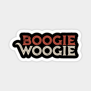 Boogie Woogie Retro Design Magnet