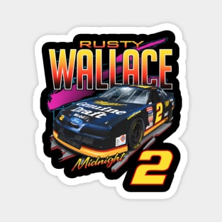Rusty Wallace 2 Vintage Magnet