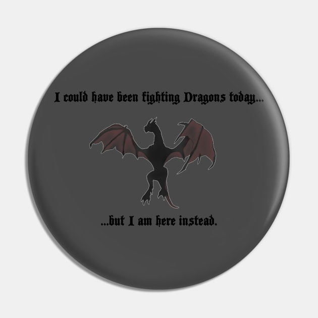 Fighting Dragons Pin by GamingLife