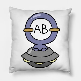 AB bloodtype Pillow