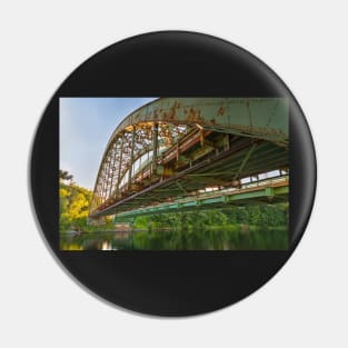 Rusted Sunset Bridge Pin