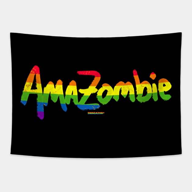 LGBTQIA+ Pride Swagazon LGBTQIA Amazombie Tapestry by Swagazon