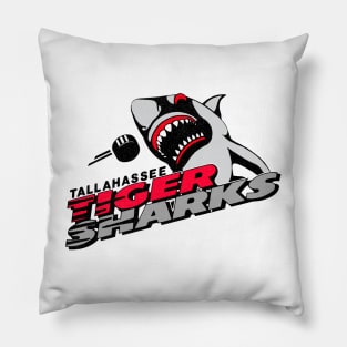 Retro Tallahassee Tiger Sharks Hockey 1995 Pillow