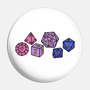 Bisexual Dice Pin