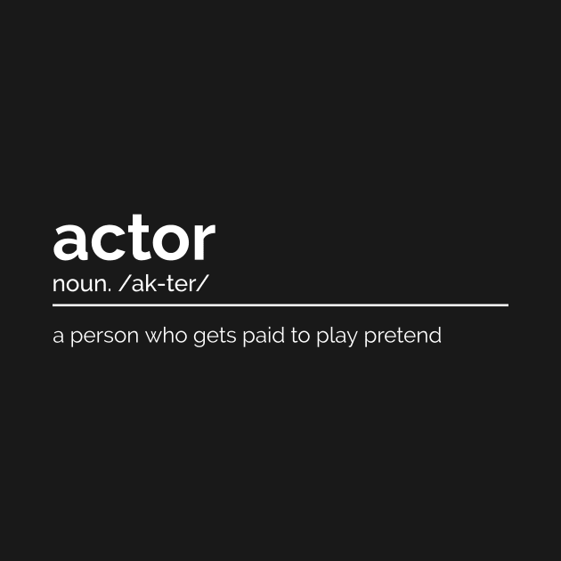 dictionary definition of the word actor by VFStore