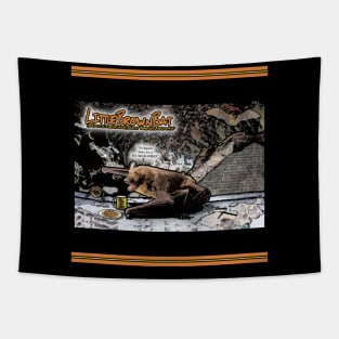 Little Brown Bat Tapestry