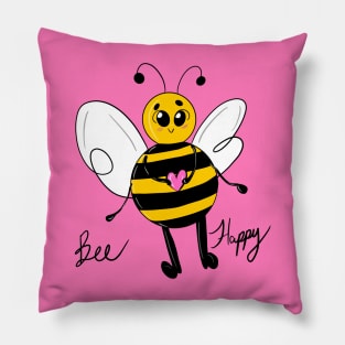 Bee Happy Pillow