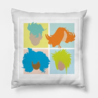 Bold Teen Hair Style Pillow