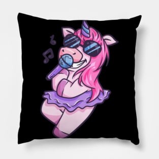 Unicorn Music Singing Party Gift Pillow