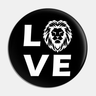 Lion - Love lion Pin