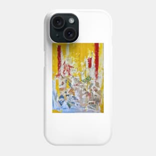 Yellow Wall With Hebrew Phone Case