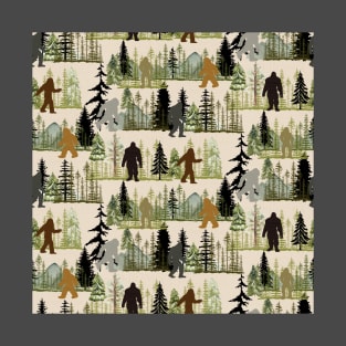 Bigfoot in the Pines T-Shirt