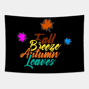 Fall Breeze Autumn Leaves Tapestry