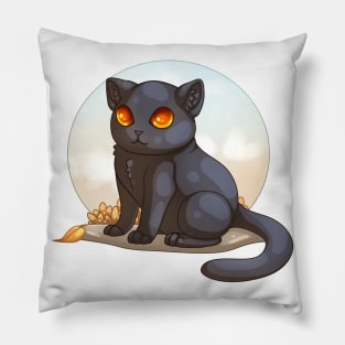 Autumn cat Pillow