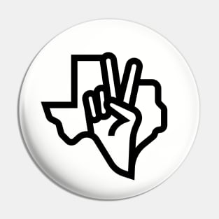 Peace Texas Pin