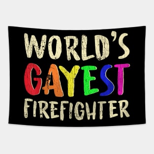 World's Gayest Firefighter  LGBT Tapestry