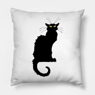 Black Cat Long Whiskers Pillow