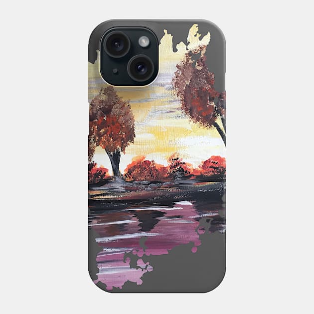 Autumn Sundown Phone Case by adamzworld