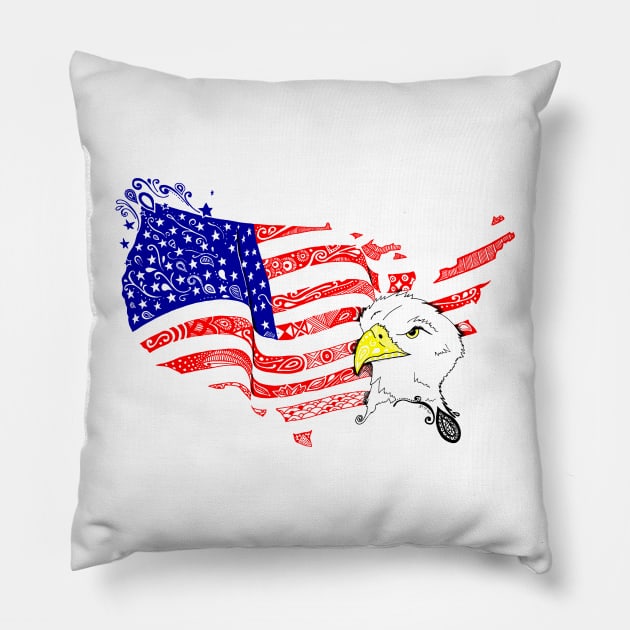 Country & Be - American dream Pillow by Art_et_Be