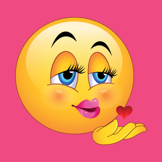 blowing you a kiss emoji emojis mug teepublic