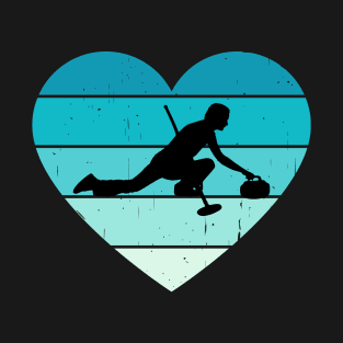 I Love Curling Winter Sports Curlers T-Shirt