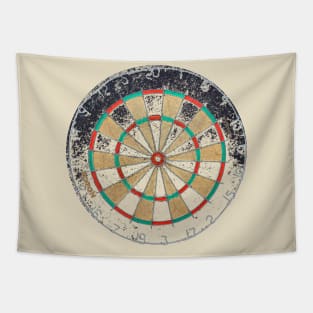 Distressed dartboard Tapestry