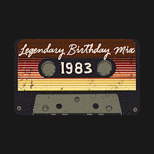 1983 Classic Vintage Retro Cassette Tape Birthday Mix T-Shirt