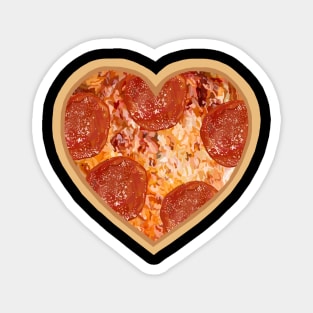 Pepperoni Pizza Heart Magnet