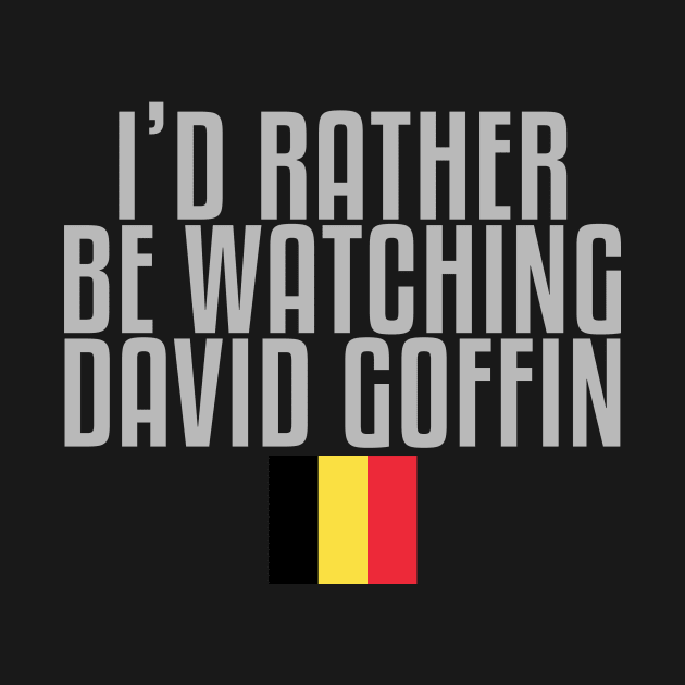 I'd rather be watching David Goffin by mapreduce