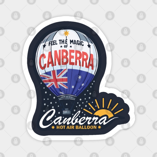 Canberra balloon Magnet by Deep Box