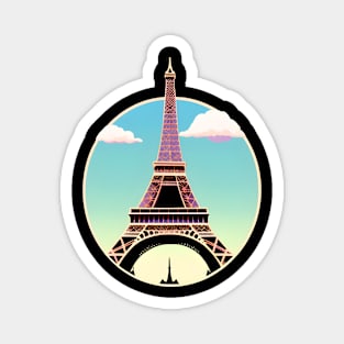 Eiffel tower vector art Magnet