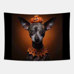 Xoloitzcuintli Halloween Tapestry