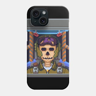 Skeletal Pilot Phone Case