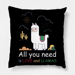 All you need is love and LLAMAS Pillow