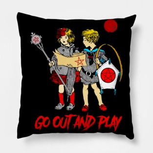 GO OUT AND PLAY Pillow