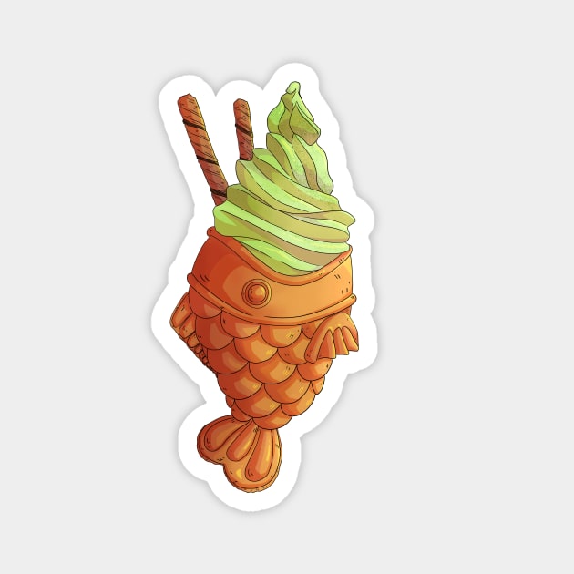 Taiyaki Magnet by Victoria Hamre