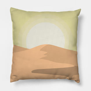 Peach Desert Pillow