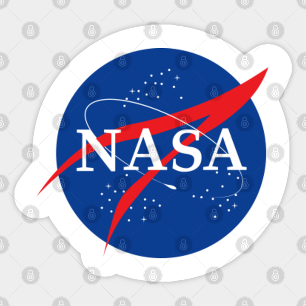 nasa national aeronautics and space administration meat ball nasa meatball sticker teepublic teepublic