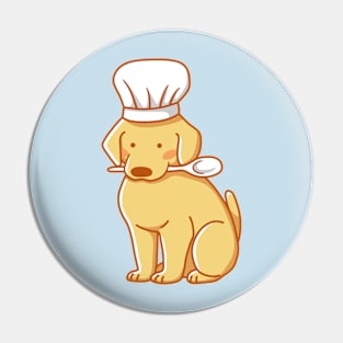 Chef Labrador Pin