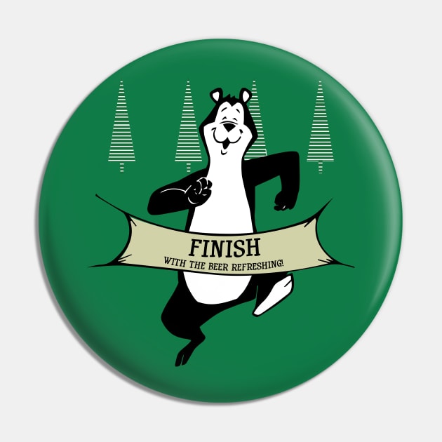 Finish with the Beer Refreshing! — Hamm's Pin by Eugene and Jonnie Tee's