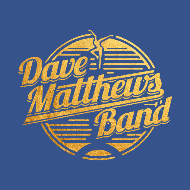 Disover #DMBLOGO Dave Matthews Band Gold - Dave Matthews - T-Shirt