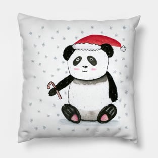 a jolly panda Pillow