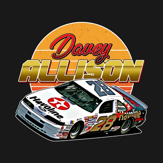 Davey Allison 28 80S Retro by Erianna Bee