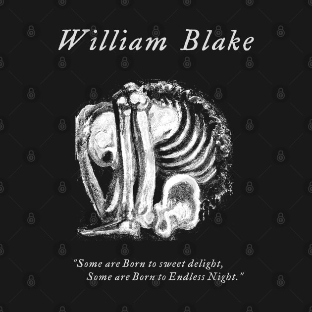 WILLIAM BLAKE - Skeleton - Dark Art by silentandprecodehorror